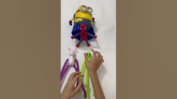 Robot Spiderman Pop Sound ASMR Creating satisfying POP #asmrsounds #satisfying #relaxing #creative