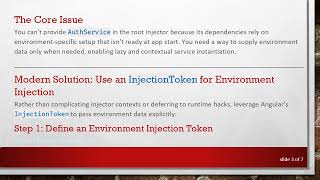 Providing an Angular Guard in a Specific Injection Context Using InjectionTokens