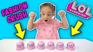 LOL SURPRISE FASHION CRUSH SERIES 4 | REAL LIFE LOL DOLL OUTFITS IN JELLY SLIME