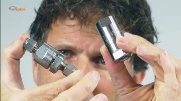 WEH® Stainless steel check valves for liquid & gaseous media