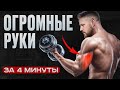 Как накачать ОГРОМНЫЕ руки за 4 недели? / БЕЗ ЖЕЛЕЗА 8 минут дома ДО ЖЖЕНИЯ