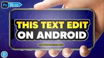 Text Edit! 😍 For Your Video Thambnail Gradient Text Editing For Thambnail (Only pixellab No PS CC )