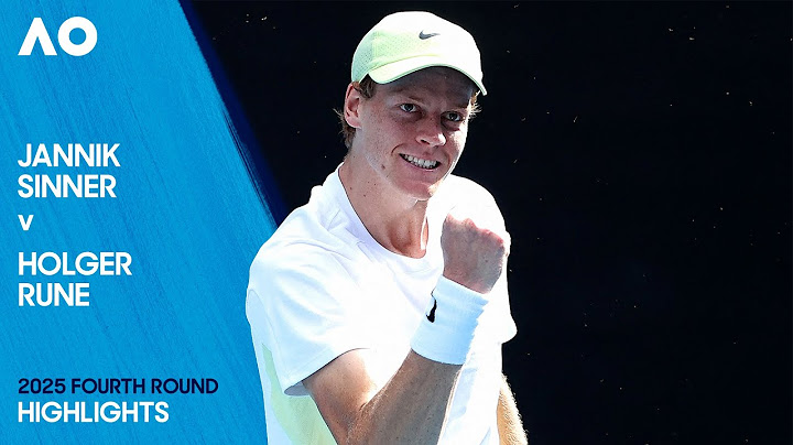 Jannik Sinner v Holger Rune Highlights | Australian Open 2025 Fourth Round
