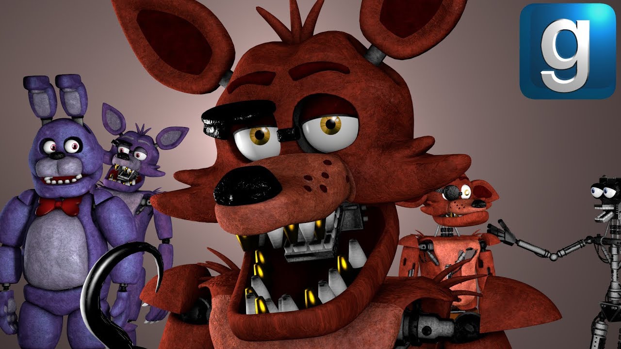 Gmod FNAF  Foxy VS. Withered Foxy! 