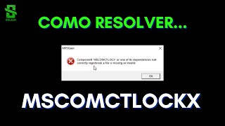 Como Resolver o ERRO no componente MSCOMCTLOCX: Um arquivo está faltando ou inválido (Windows)