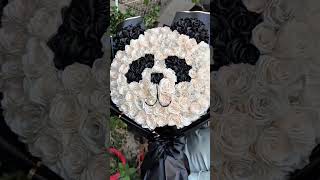 #diy 🐼 panda bouquet #AH craft ideas #craftygirl #smallbussiness#handmadecraft#ustomized