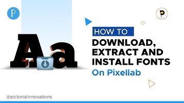 Pixellab Tutorial: How to download, extract and install fonts on Pixellab