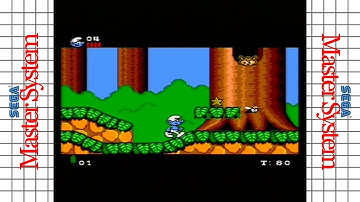 Les Schtroumpfs [Die Schlümpfe] [EU] | SEGA Master System | Gameplay & Info | Keine Emulation
