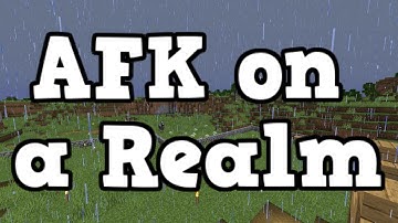 How to AFK on a Minecraft Realm (SEE PINNED COMMENT)