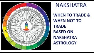 WHEN TO TRADE | WHEN NOT TO TRADE | NAKSHATRA BASED ASTROLOGY FOR TRADERS