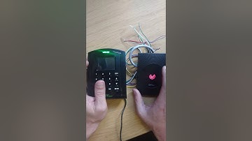 Zkteco SC105 connecting to KR series slave reader