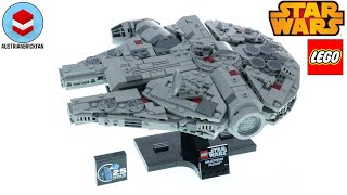 LEGO Star Wars 75375 Millennium Falcon Speed Build Review - LEGO Starship Collection