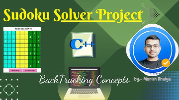 Sudoku Solver Project | concepts of Recursion & Backtracking | C++ Projects | @mastercoding_hub7457