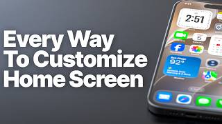 How to Customize Your iPhone Home Screen (Widgets, Folders, Icons & More)