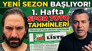 HASRET BİTTİ, SÜPER LİG DÖNDÜ! 🌍  1. HAFTA SPORTOTO DETAYLI ANALİZ VE TAHMİNLER 💸