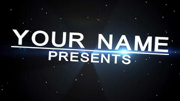 Free After Effects Intro "Show Your Title Simply Stilish" (No plugins needed!) #17
