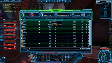 [SWTOR] Powertech Pyro - 6134 Railshot Crit - POST Surge Nerf (Scoreboard Video)