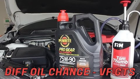 Diff oil change - VF GTS