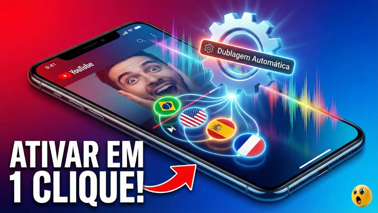 Ative a Dublagem Automática do YouTube e Alcance o Mundo Inteiro 🌍🎙️ ...