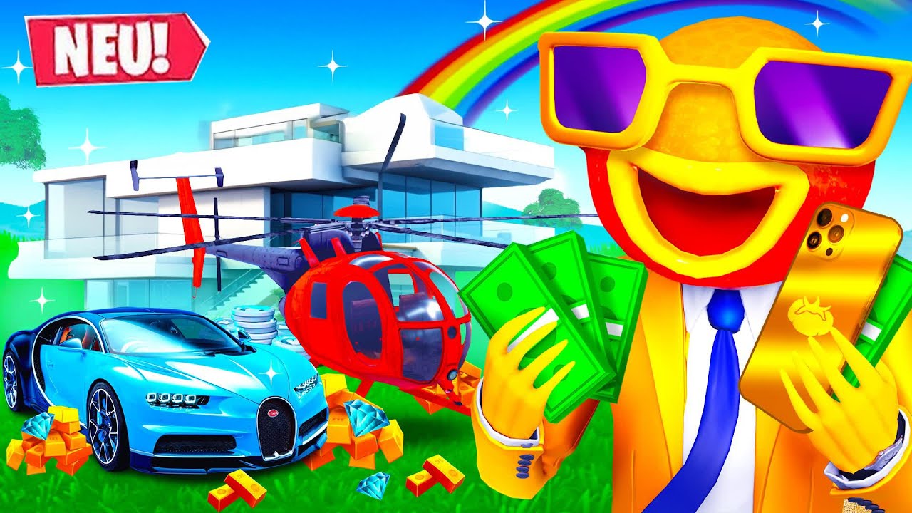 ICH bin REICHER als iCRIMAX in Fortnite (Millionär MODUS)