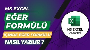 #Excel İç İçe Eğer Formülü Kullanımı - Eğer İçinde Eğer Formülü - İleri Excel Eğitim Serisi - 18 -
