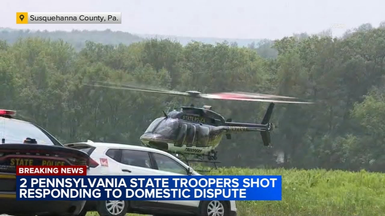 2 Pennsylvania state police troopers shot in 'ambush,' officials say ...