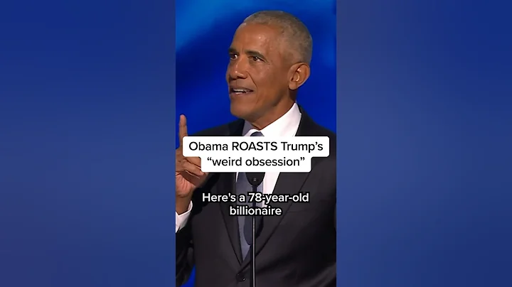 Obama roasts Trump's 'weird obsession'
