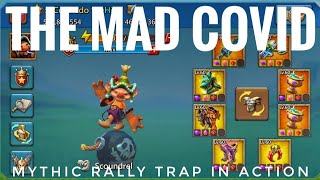 MYTHIC RALLYTRAP ACCOUNT OVERVIEW! - TAKING MYTHIC T5 RALLIES IN MONSTER GEAR! - Lords Mobile