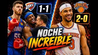 OKC usando a los árbitros, Shai por los suelos y a Isaiah Hartenstein solo le faltaron los guantes