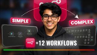 n8n Workflows Explained: Simple to Complex (12 Levels, Real Project)
