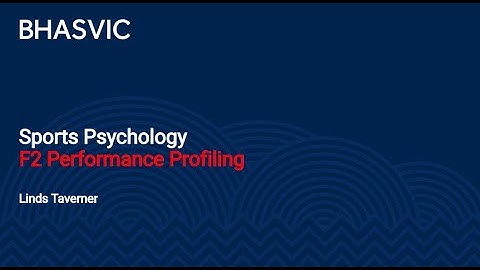 F2 Performance profiling