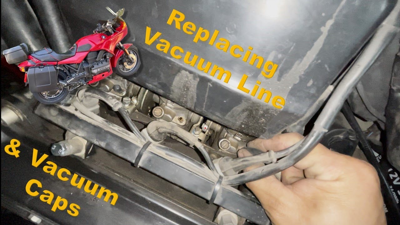 BMW K75 S Replacing Vacuum Line to See if That Cures hesitation in Acceleration YouTube
