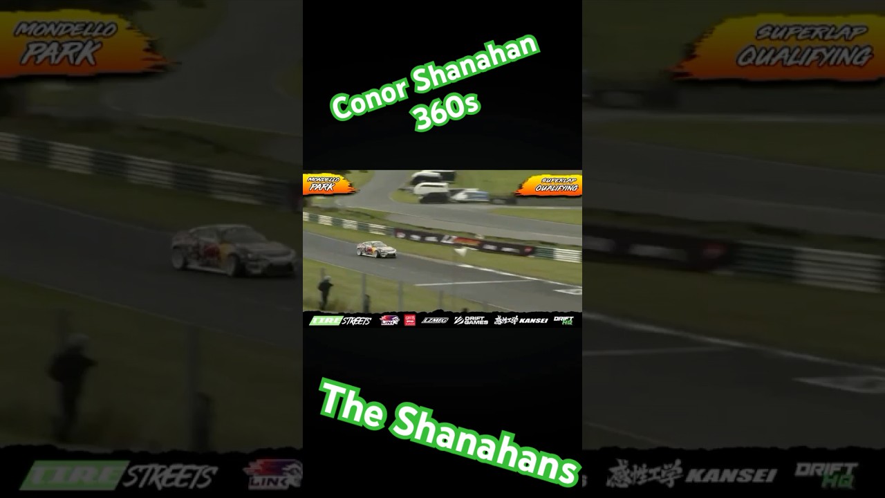 Conor Shanahan double 360s qualify run Adam LZ world tour 🔥 #FD #formuladrift #drift 🔥