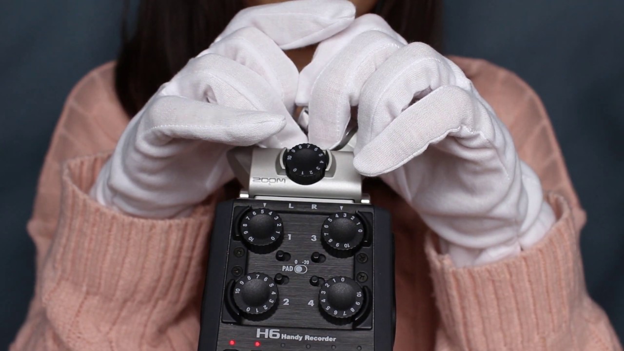 한국어ASMR 바람 후후 불면서 예식장갑 끼고 뇌를 벅벅 긁어보겠습니다 Ear blowing&Zoom H6 mic Scratching with Ceremonial Gloves