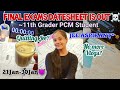 *Final exams datesheet+night study*|11th Grader|Jee Aspirant