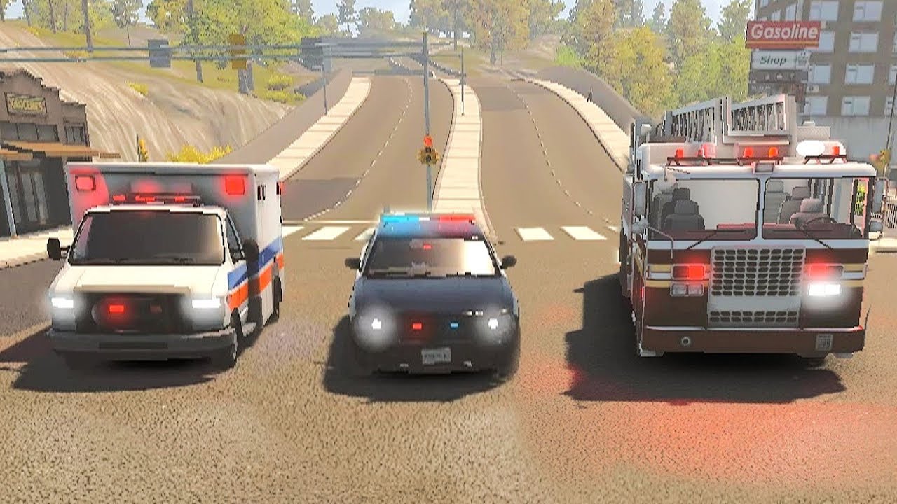 Flashing Lights - Fire EMS - First Look Gameplay! - YouTube