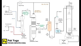 Kimia Industri - Proses Pembuatan Pupuk Urea - Diagram Alir Proses