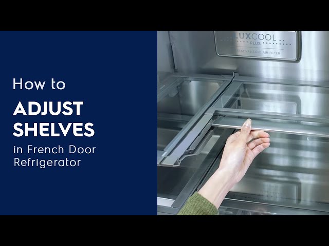 How to Adjust Shelves in Frigidaire Refrigerator Easily