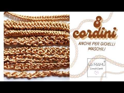 Video 8 Modi per Fare un Cordino all'Uncinetto! (Anche MASCHILI)