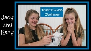 Water Roulette Challenge ~ Toilet Trouble Game ~ Jacy and Kacy