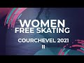 LIVE 🔴 | Women Free Skating  | Courchevel 2 2021