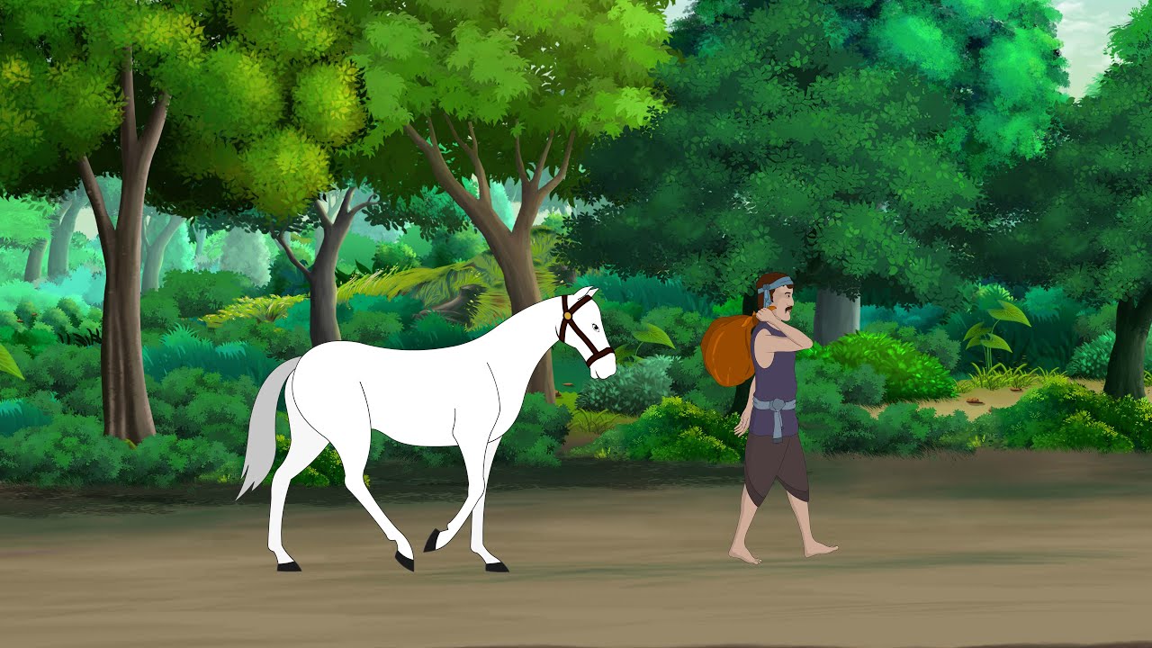 जादुई घोड़ा और गरीब युवक की किस्मत| Hindi Story | Hindi Kahaniya | Moral Stories | cartoon story