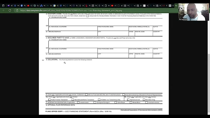 How to properly do a UCC1 Financing Statement: Step by Step Inst. for the "Strawman" Commercial Lien