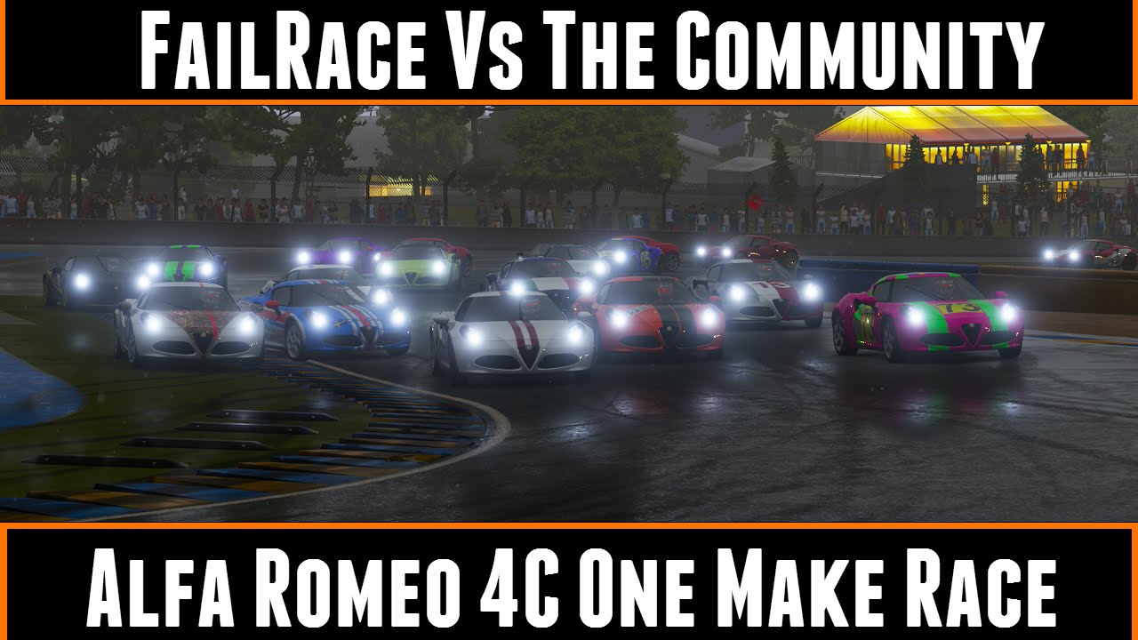 FailRace Vs The Community Alfa Romeo 4C One Make Race - YouTube