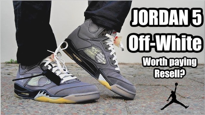 OFF WHITE Air Jordan 5 Sail Review & On Feet 