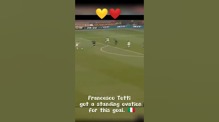Francesco Totti scored an amazing goal against inter ❤️💛⚽🇮🇹 #footballshorts #asroma #football
