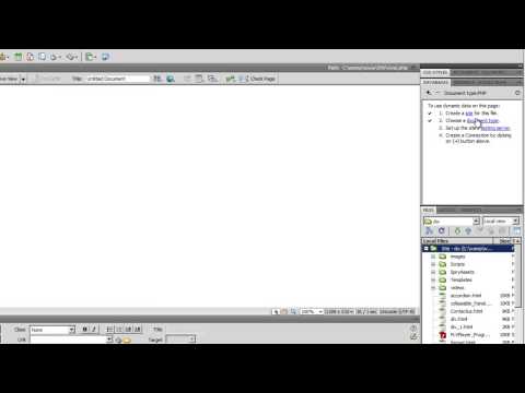 Dreamweaver Advanced Tutorials in Tamil Part -29 Setup Dreamweaver for php