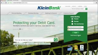 Klein Bank Online Banking Login Instructions