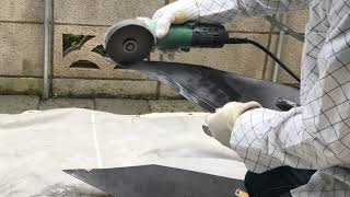 ドリーム50(改84cc)カスタム動画 「アンダーカウルとフロントカウル製作編」FRP加工　 HONDA DREAM50