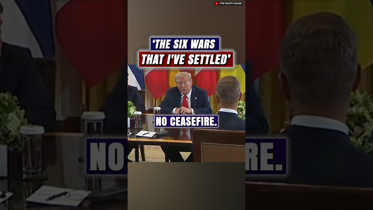 Six WARS SETTLED! Trump's BOLD CLAIM on Russia Ukraine CEASEFIRE | trump live video 